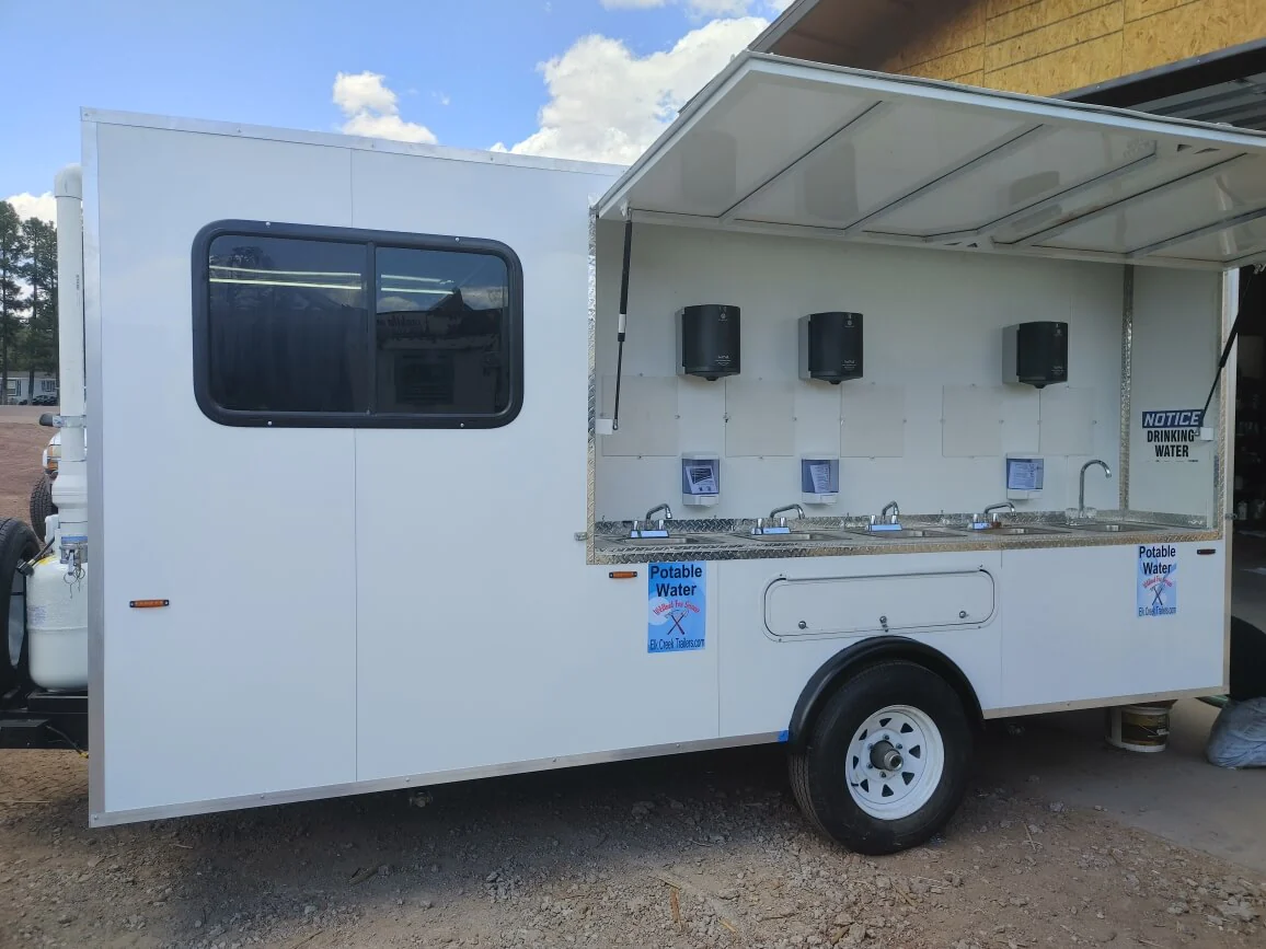 10-Sink Hand Wash Trailer