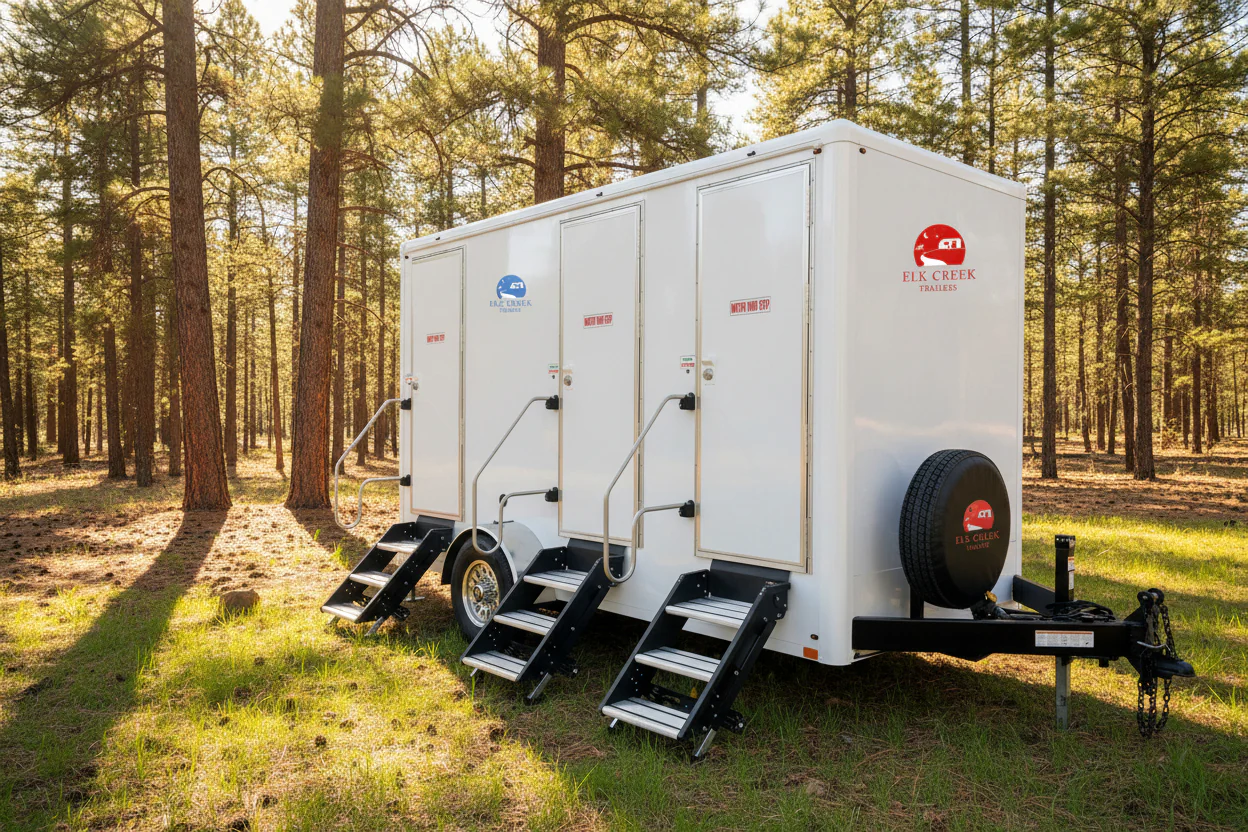 3-Stall Compact Restroom Trailer