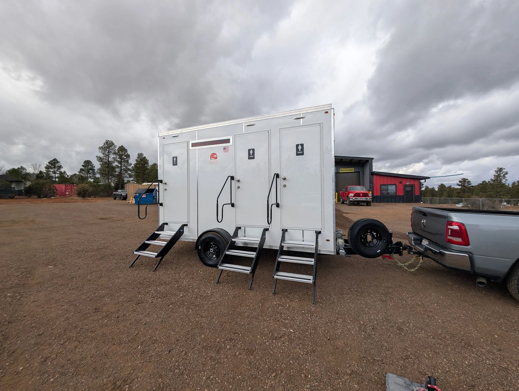 3-Stall Luxury Restroom Trailer