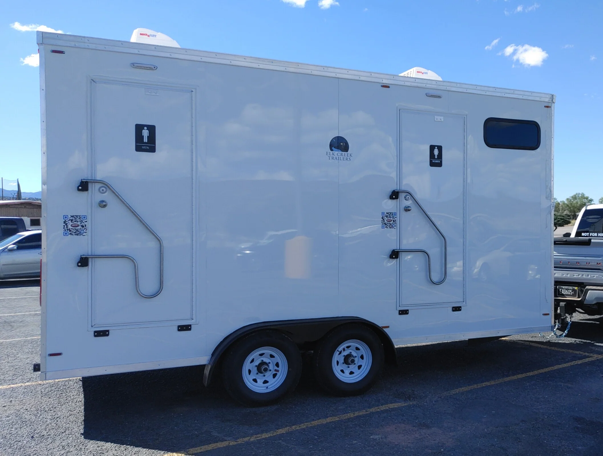 ADA + 2-Stall Compact Restroom Trailer