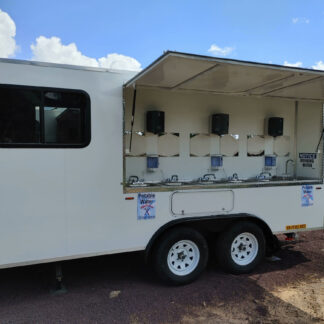 12 Sink SOLAR Handwash Trailer with Sleeper