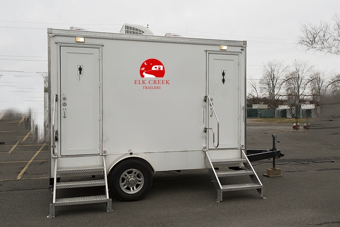 2 Stall Restroom & Shower Trailer 12' x 8'