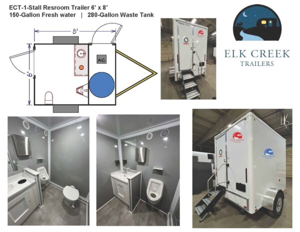 1 Stall Restroom Trailer