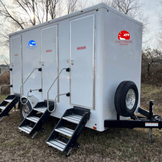 3-Stall Compact Restroom Trailer