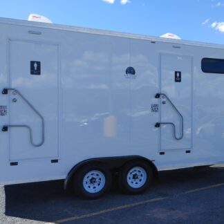 ECT-ADA+2 Compact Restroom Trailer W-Wheelchair Lift 14' x 8'