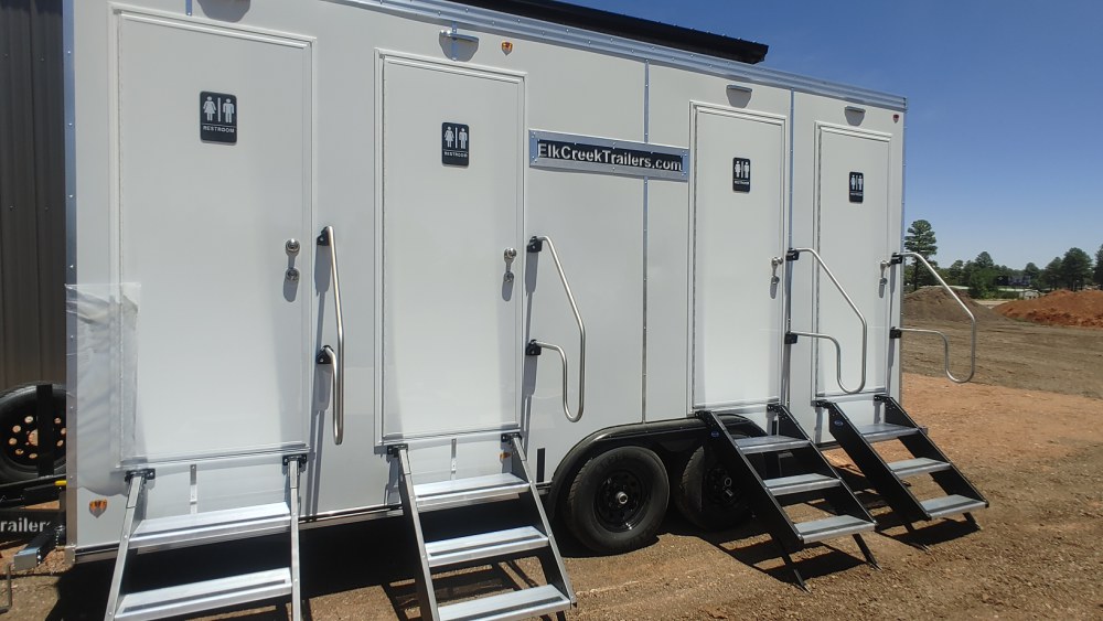 ECT 4-Stall PE Restroom Trailer 19' x 7'