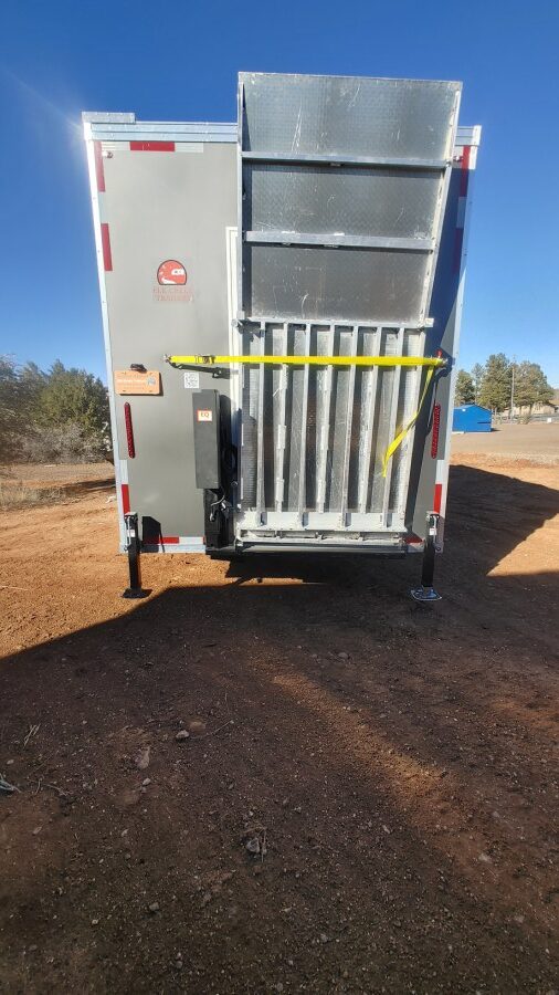 ADA+ 2 Stall Restroom/Shower Trailer Hydraulic Wheelchair Lift Extreme Winter Package 20' x 8'