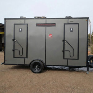 4-Stall Large Compact Luxury Restroom Trailer
